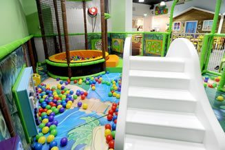Play area at The Play Cave playcentre and party venue in Sydney, AU
