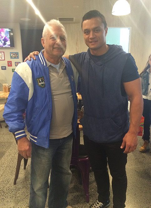 Sam Perrett and guest at The Play Cave